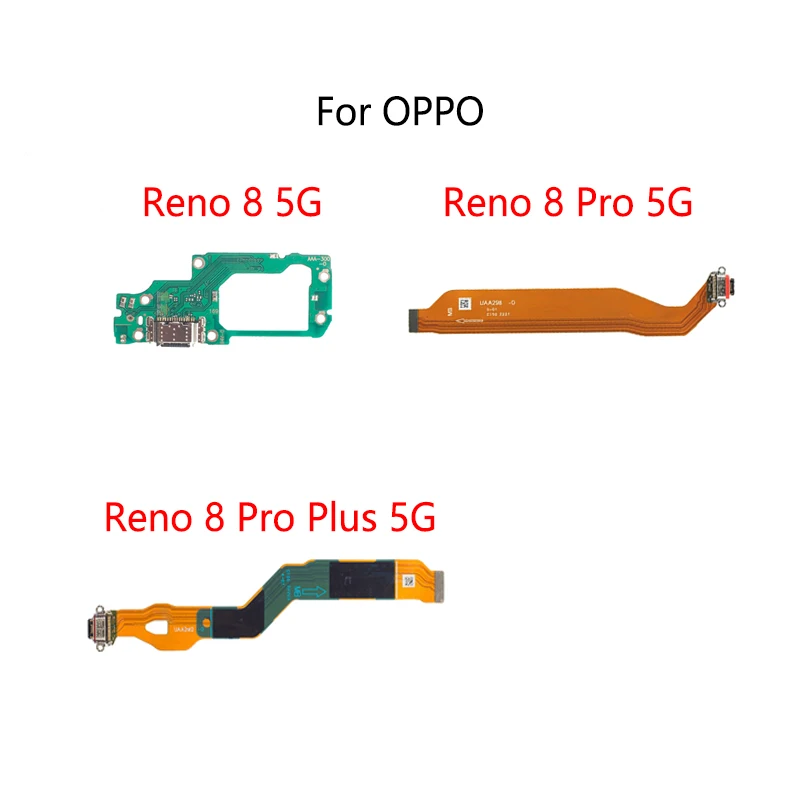

USB-порт для зарядки док-станции, разъем, гибкий кабель для OPPO Reno 8 Pro Plus, быстрое зарядное устройство, модуль платы