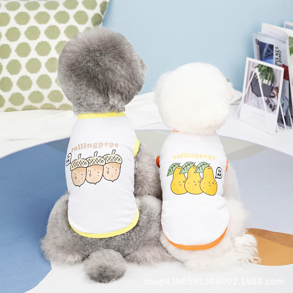 Small Dog Vest Spring Summer Pet Fashion Pullover Puppy Cute Cartoon Clothes Cat Designer Pajamas Chihuahua Maltese Yorkshire
Small Dog Vest Spring Summer Pet Fashion Pullover Puppy Cute Cartoon Clothes Cat Designer Pajamas Chihuahua Maltese Yorkshire