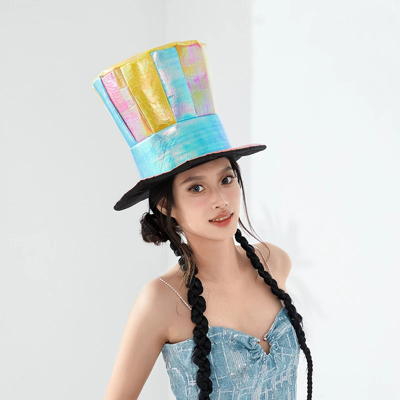 Colorful Unisex Halloween Clown Hat - Perfect for Cosplay Carnival Stage Shows and Magicians - Funny Party Favor Cap with
Colorful Unisex Halloween Clown Hat - Perfect for Cosplay Carnival Stage Shows and Magicians - Funny Party Favor Cap with