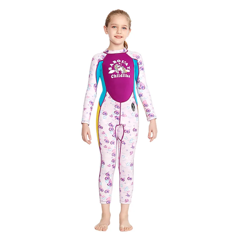 Girl 2mm One Piece Full Body Neoprene Wetsuit Beach Sun Protection Rash Guard Swimwear Girls with Sleeves Kids Surf Swimming
Girl 2mm One Piece Full Body Neoprene Wetsuit Beach Sun Protection Rash Guard Swimwear Girls with Sleeves Kids Surf Swimming