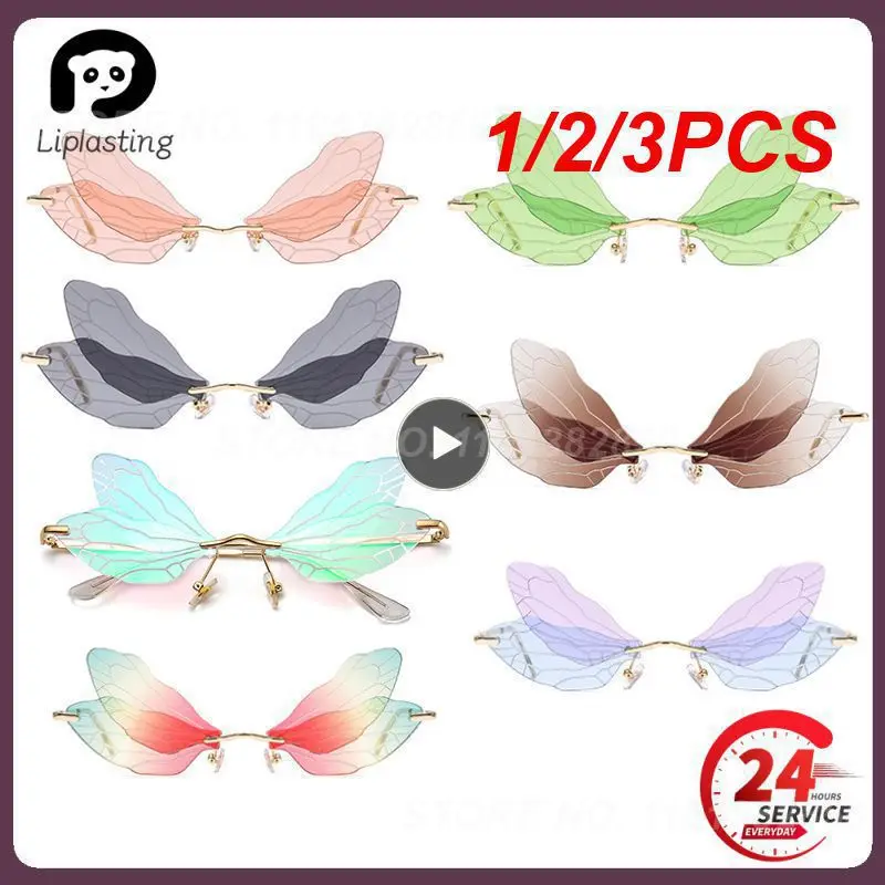 1/2/3PCS Butterfly Sunglasses Rimless Dragonfly Wing Sunglasses Women Vintage Clear Ocean Lens Eyewear Men Sun Glasses
1/2/3PCS Butterfly Sunglasses Rimless Dragonfly Wing Sunglasses Women Vintage Clear Ocean Lens Eyewear Men Sun Glasses