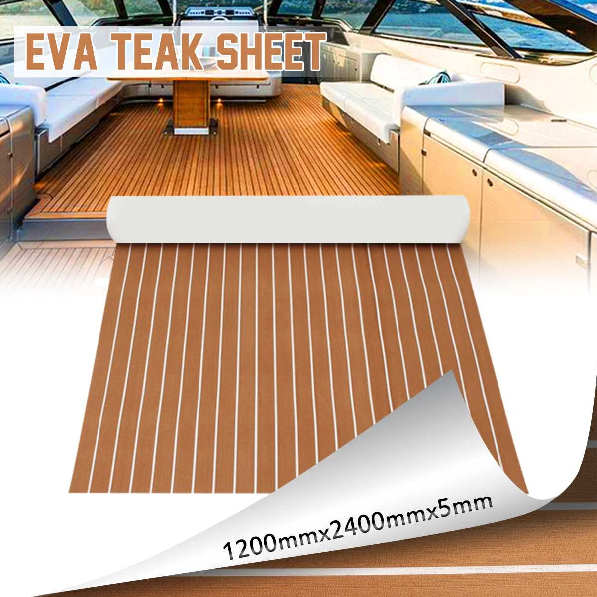 2.4m 11Types Self-Adhesive EVA Foam Boat Marine Flooring Faux Teak Decking Sheet Marine Striped Yacht Mat Deck Mat Vehicle Pad
2.4m 11Types Self-Adhesive EVA Foam Boat Marine Flooring Faux Teak Decking Sheet Marine Striped Yacht Mat Deck Mat Vehicle Pad