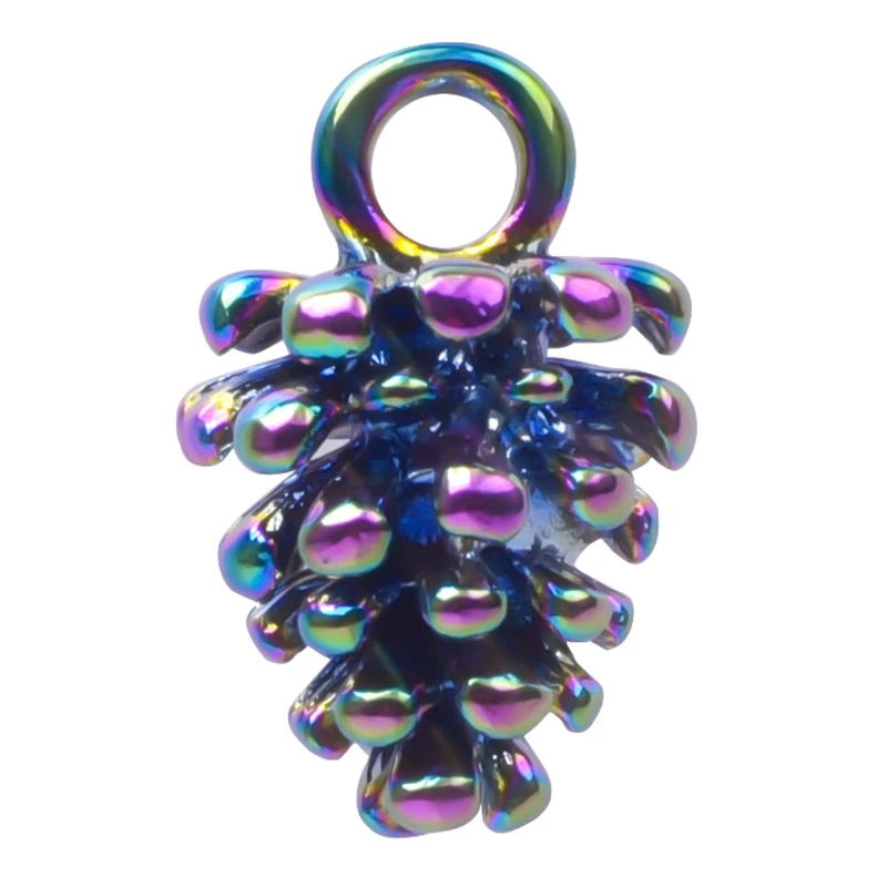 5PCS Alloy Christmas Pine cone Charms Pendant Accessory Rainbow Color For Jewelry Making Necklace Earring Metal Bulk Wholesale
5PCS Alloy Christmas Pine cone Charms Pendant Accessory Rainbow Color For Jewelry Making Necklace Earring Metal Bulk Wholesale