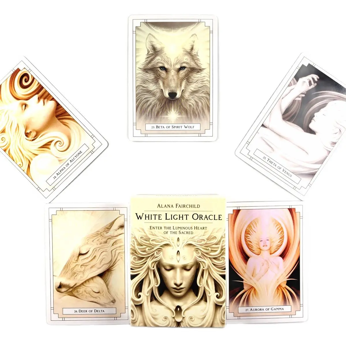 New High Quality White Light Oracle Tarot Cards Fortune Guidance Telling Divination Deck Board Game With PDF Guidebook 44Pcs
New High Quality White Light Oracle Tarot Cards Fortune Guidance Telling Divination Deck Board Game With PDF Guidebook 44Pcs