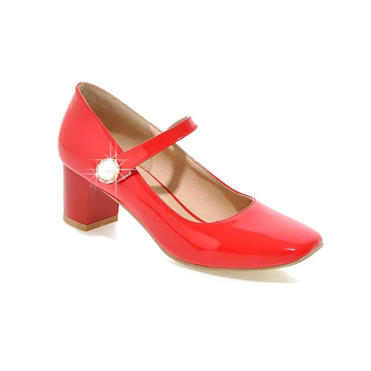 Oversize Large size Square head Mary Jane single shoes ladies high heels women shoes woman pumps
Oversize Large size Square head Mary Jane single shoes ladies high heels women shoes woman pumps