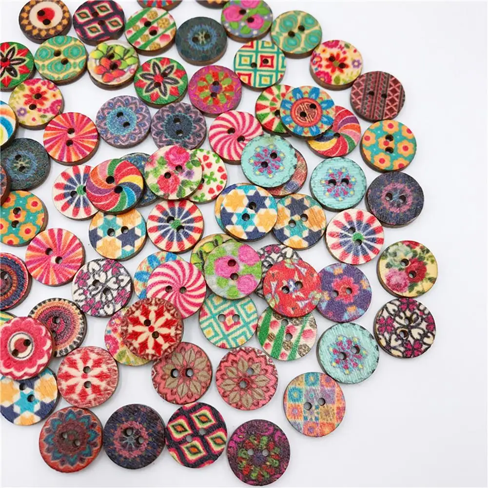 100Pcs Painted Buttons Helpful Clothes Buckle Sewing Buttons Vintage Eco-friendly Sewing Buttons
100Pcs Painted Buttons Helpful Clothes Buckle Sewing Buttons Vintage Eco-friendly Sewing Buttons