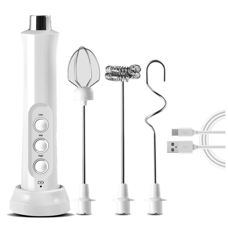 Electric Milk Frother Mixer Egg Beater Kitchen Stirrer Coffee Cappuccino Creamer Whisk Portable Blender
Electric Milk Frother Mixer Egg Beater Kitchen Stirrer Coffee Cappuccino Creamer Whisk Portable Blender