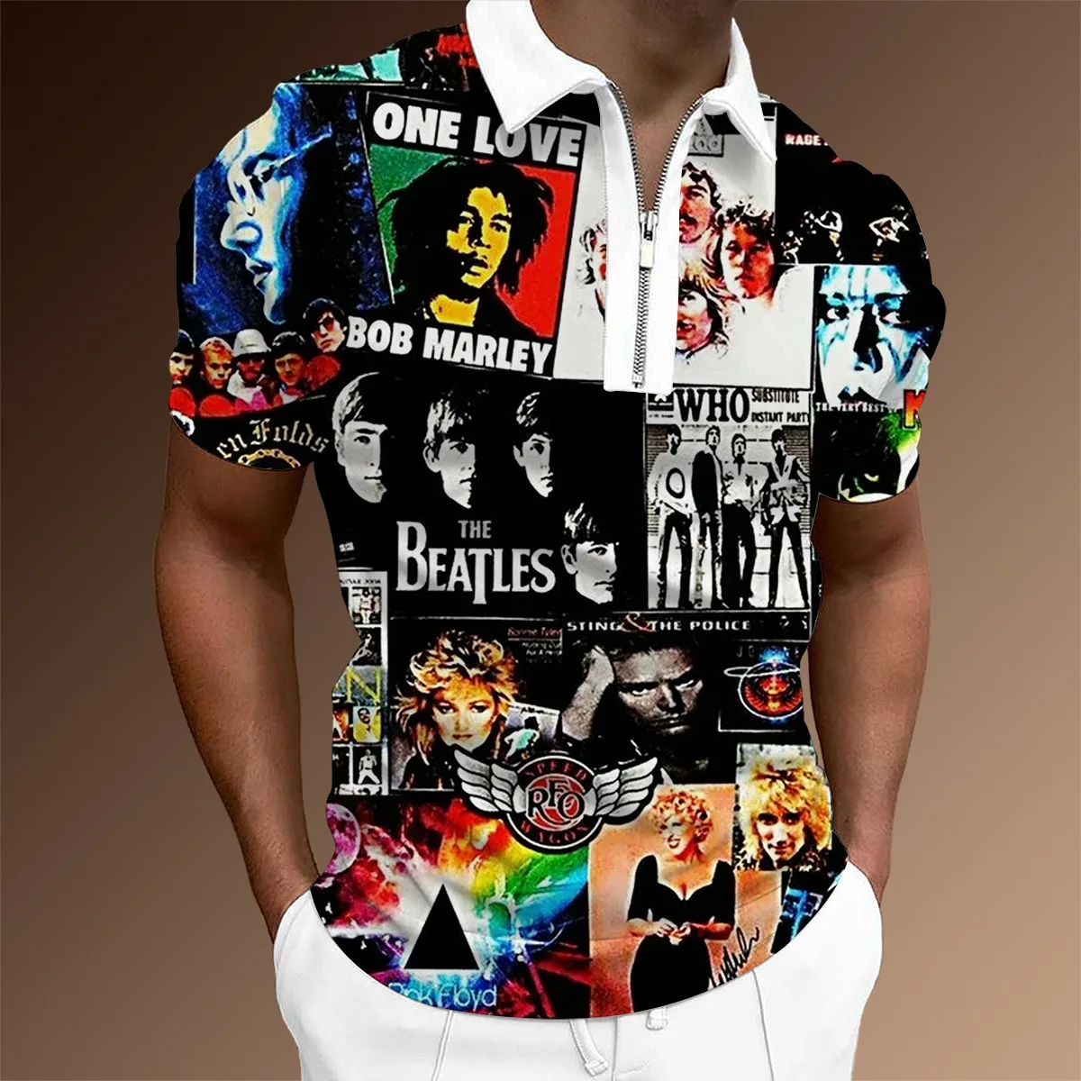 Summer Men Watercolor Doodle Short Sleeve Zipper Collar Clothing Polo Shirt For Men 3D Printed Graphic Breathable Casual Top
Summer Men Watercolor Doodle Short Sleeve Zipper Collar Clothing Polo Shirt For Men 3D Printed Graphic Breathable Casual Top