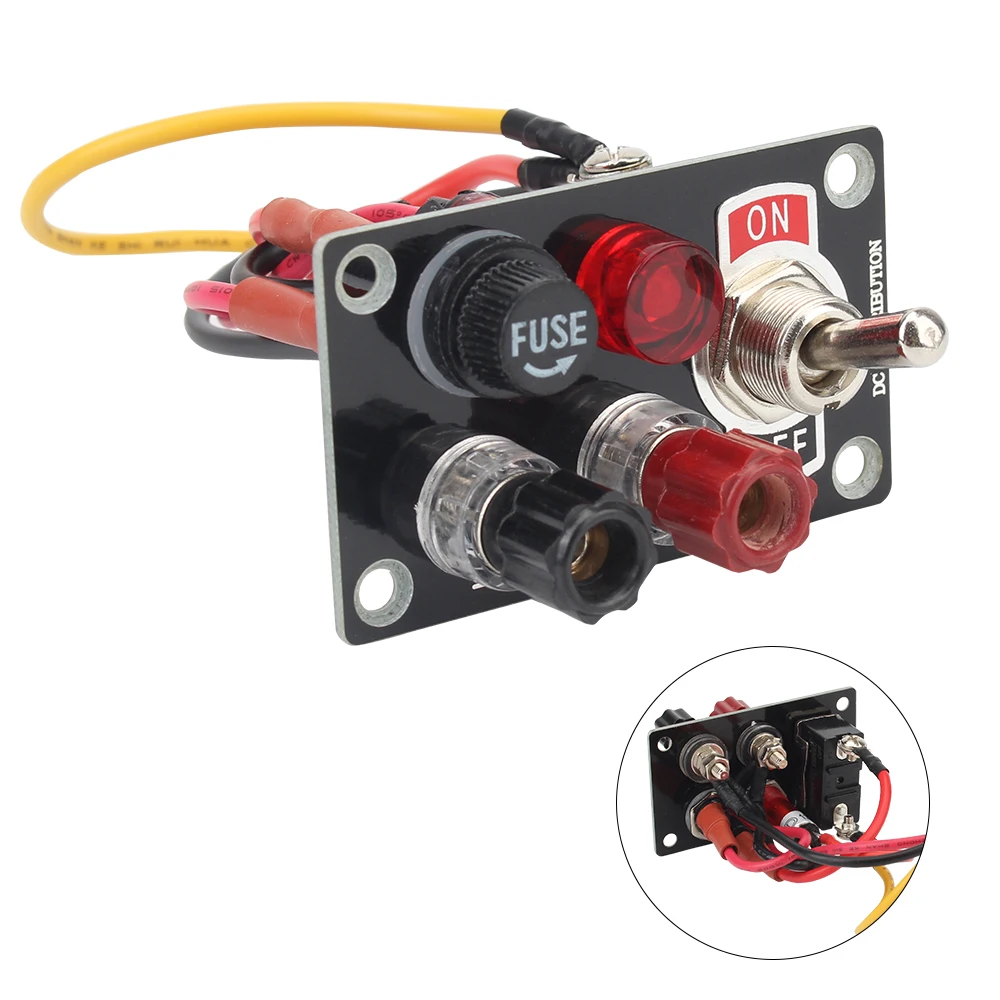 Toggle Rocker Switch Circuit Breakers With Fuse Power Adapter Switch Panel 12-24V 20A Car Charger Car Accessories
Toggle Rocker Switch Circuit Breakers With Fuse Power Adapter Switch Panel 12-24V 20A Car Charger Car Accessories