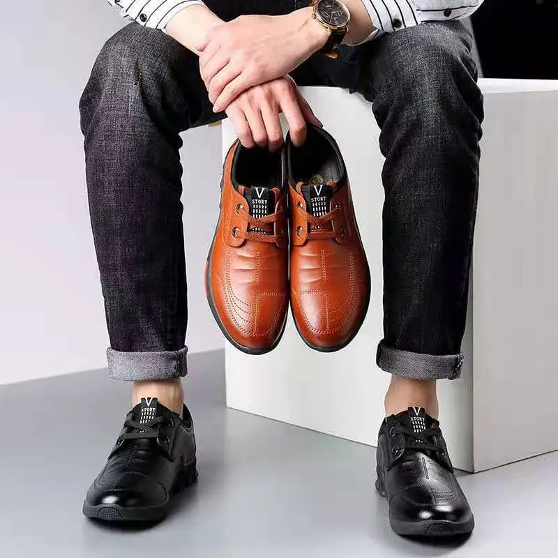 2022 New Spring and Summer Business Casual Leather Shoes Men's Breathable Fashion Lace-up Shoes Soft Sole Pedal Tide Shoes
2022 New Spring and Summer Business Casual Leather Shoes Men's Breathable Fashion Lace-up Shoes Soft Sole Pedal Tide Shoes