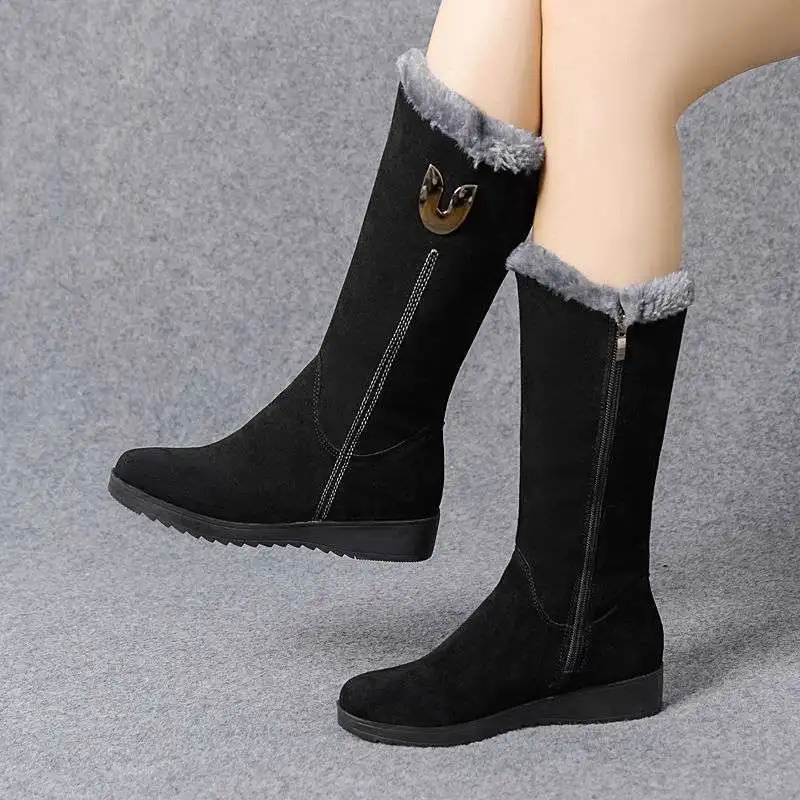 Low Heels Gladiator Plush 2021 New Winter Mature Warm Mujer Botas Zipper Fashion Motorcycle Boots Designer Platform Lady Shoes
Low Heels Gladiator Plush 2021 New Winter Mature Warm Mujer Botas Zipper Fashion Motorcycle Boots Designer Platform Lady Shoes