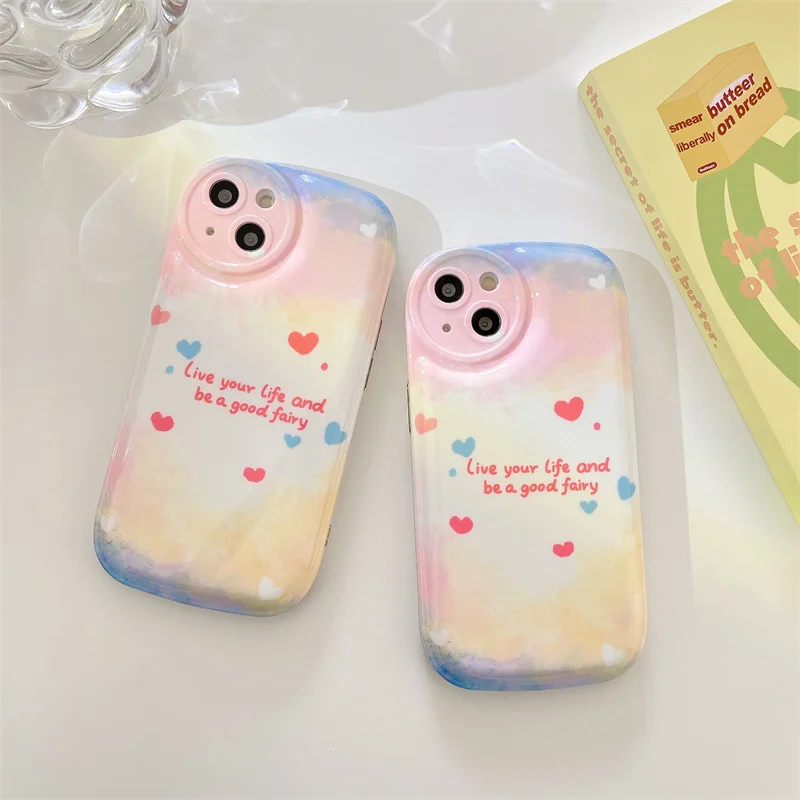Cute Fashion Korean Style Rainbow Heart Soft Silicone Clear Phone Case For IPhone 13 Pro Max 11 12 14 XS XR Protect Shell Cover
Cute Fashion Korean Style Rainbow Heart Soft Silicone Clear Phone Case For IPhone 13 Pro Max 11 12 14 XS XR Protect Shell Cover