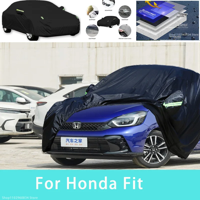 For Honda Fit Outdoor Protection Full Car Covers Snow Cover Sunshade Waterproof Dustproof Exterior Car accessories
For Honda Fit Outdoor Protection Full Car Covers Snow Cover Sunshade Waterproof Dustproof Exterior Car accessories
