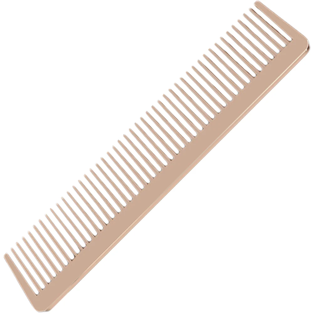 

Beard Comb Hair Zinc Alloy Wide Salon Men's Hairdressing Combs Mens Women Metal Oil