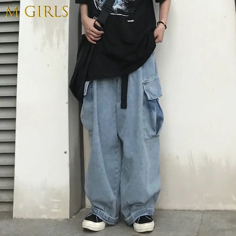 Jeans Women Harajuku Retro Unisex Cargo Trouser Slouchy Jean Baggy Ins Popular Japanese Streetwear Mopping Casual Kpop Autumn BF
Jeans Women Harajuku Retro Unisex Cargo Trouser Slouchy Jean Baggy Ins Popular Japanese Streetwear Mopping Casual Kpop Autumn BF