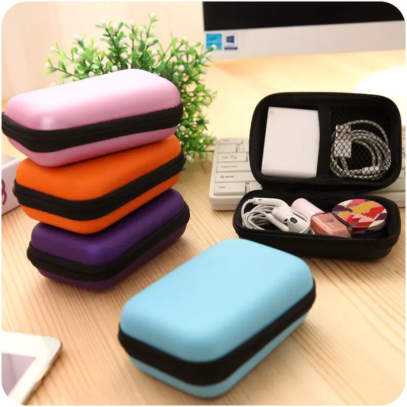 New 2 Size Zipper Hard Headphone Case Portable Earbuds Pouch box PU Leather Earphone Storage Bag Protective USB Cable Organizer
New 2 Size Zipper Hard Headphone Case Portable Earbuds Pouch box PU Leather Earphone Storage Bag Protective USB Cable Organizer