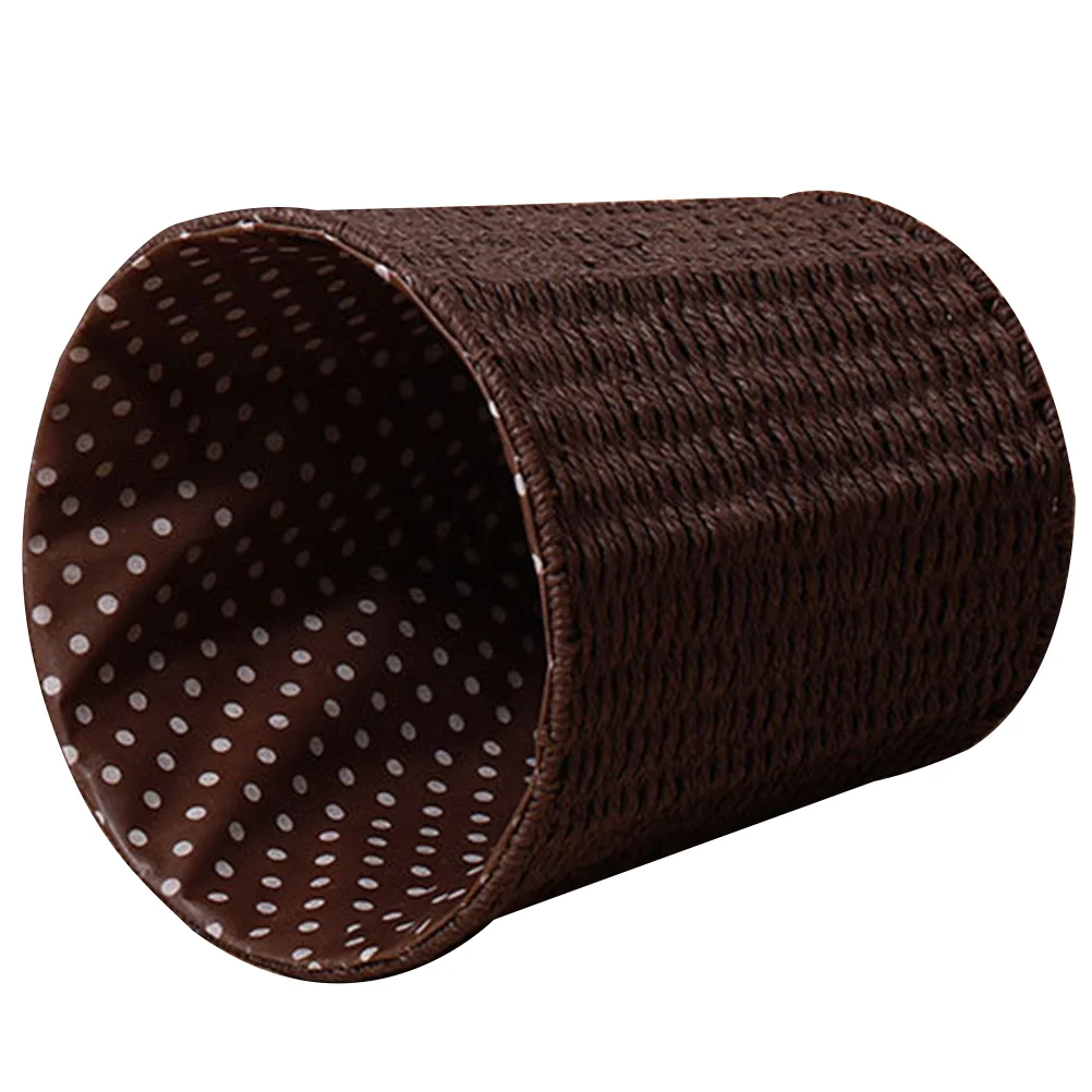 

Basket Trash Can Woven Waste Bin Rattan Garbage Storage Kitchen Paper Wastebasket Bucket Litter Rustic Bins Wicker Baskets