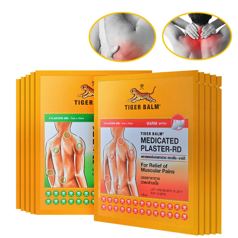 2 Pcs Thailand Tiger Balm Capsicum & Cool Medical Plaster Muscle Rheumatism Arthritis Pain Relief Patch Herbal Medical Plaster
2 Pcs Thailand Tiger Balm Capsicum & Cool Medical Plaster Muscle Rheumatism Arthritis Pain Relief Patch Herbal Medical Plaster