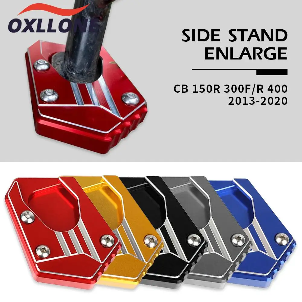 For HONDA CB150R CBR250R CB300F CB300R CBR300R CB300F Kickstand Side Stand Extension Foot Pad Support Motorcycle Accessories
For HONDA CB150R CBR250R CB300F CB300R CBR300R CB300F Kickstand Side Stand Extension Foot Pad Support Motorcycle Accessories