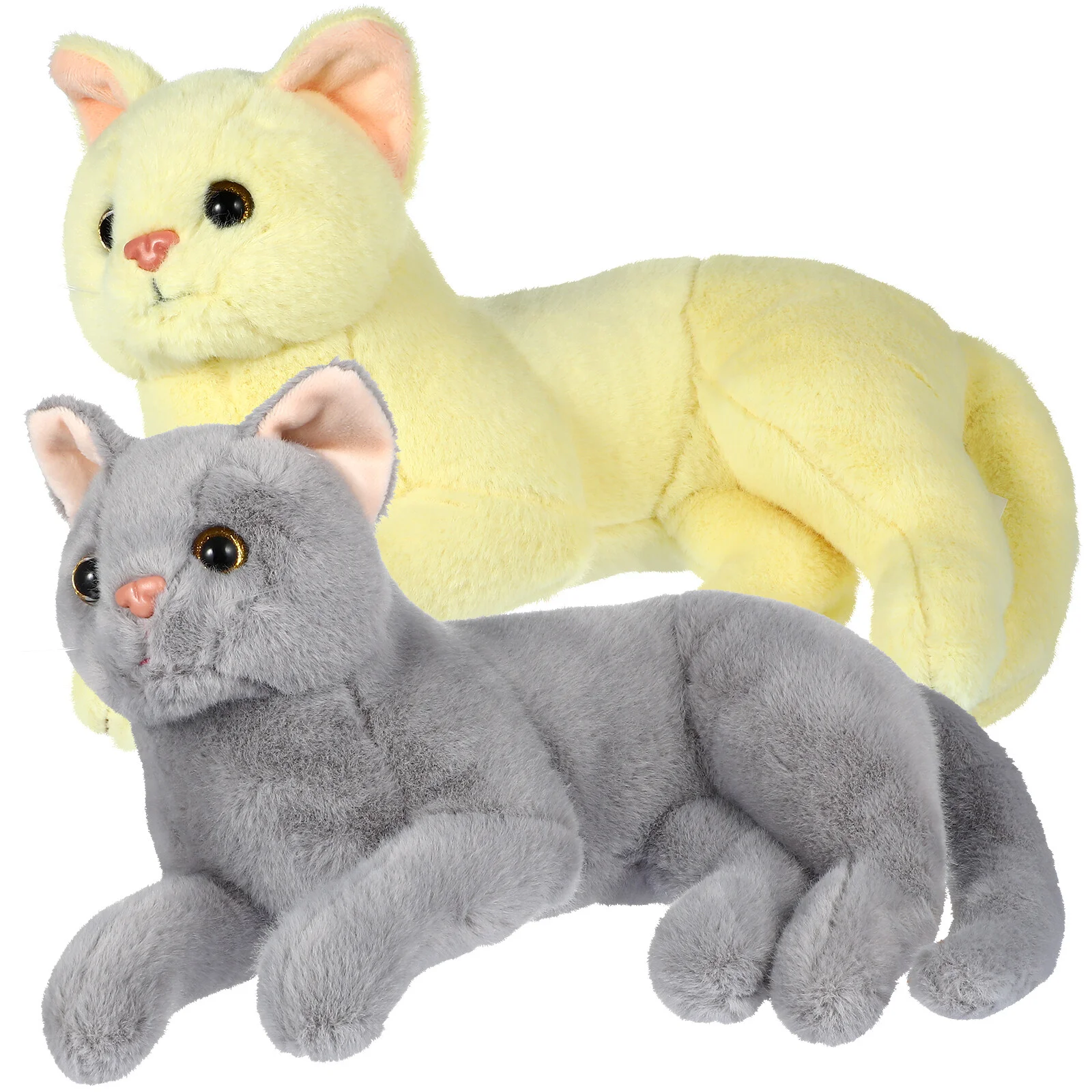 2Pcs Plush Cat Toys Simulated Cute Cartoon Kitten Stuffed Animal Toys for Baby Boys Girls
2Pcs Plush Cat Toys Simulated Cute Cartoon Kitten Stuffed Animal Toys for Baby Boys Girls