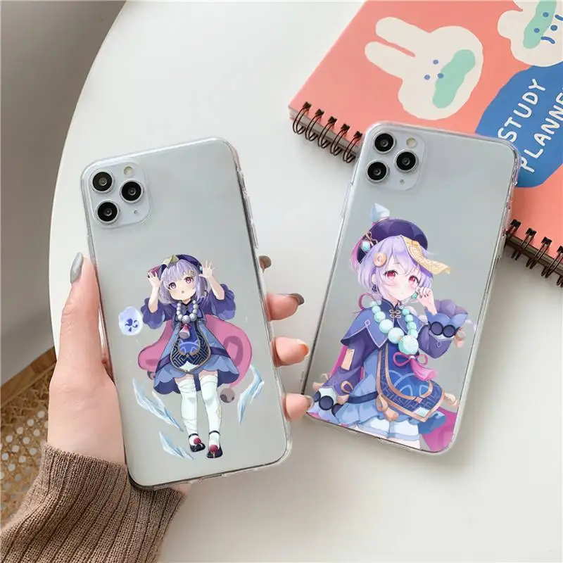 Qiqi Genshin Impact game Phone Case Transparent soft For iphone 12 11 13 7 8 6 s plus x xs xr pro max mini
Qiqi Genshin Impact game Phone Case Transparent soft For iphone 12 11 13 7 8 6 s plus x xs xr pro max mini