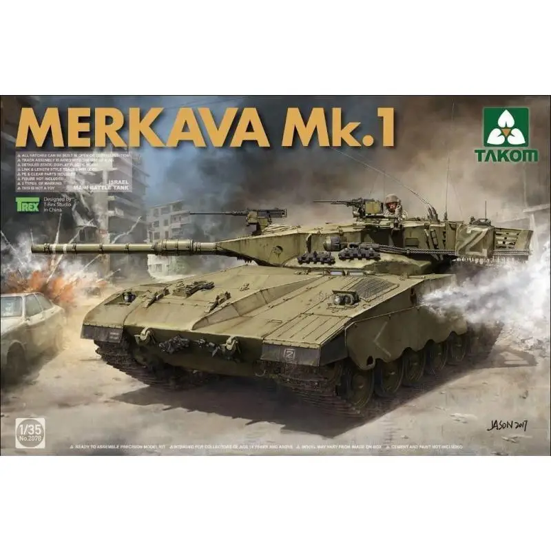 Танки Takom 2078A 1/35 из Израиля MBT Merkava Mk.1, военная хобби игрушка, пластиковая модель, набор для сборки, подарок
Танки Takom 2078A 1/35 из Израиля MBT Merkava Mk.1, военная хобби игрушка, пластиковая модель, набор для сборки, подарок