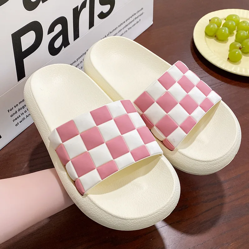 Summer Slipper For Women Plaid Nice Printed Solid Color Flip Flops Home Bathroom Accessories Outside Indoor Non-slip slipper
Summer Slipper For Women Plaid Nice Printed Solid Color Flip Flops Home Bathroom Accessories Outside Indoor Non-slip slipper