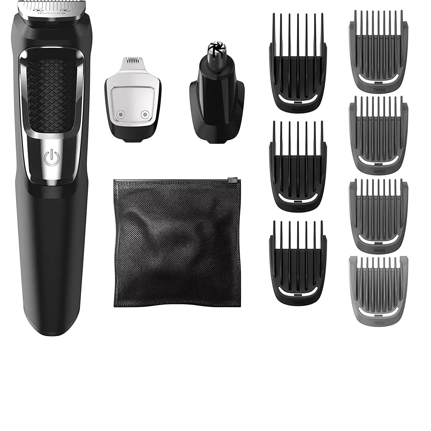 Multi Groomer MG3750/50, 13 Pieces, Beard, Face, Nose and Ear Hair Trimmer and Clipper, FFP
Multi Groomer MG3750/50, 13 Pieces, Beard, Face, Nose and Ear Hair Trimmer and Clipper, FFP