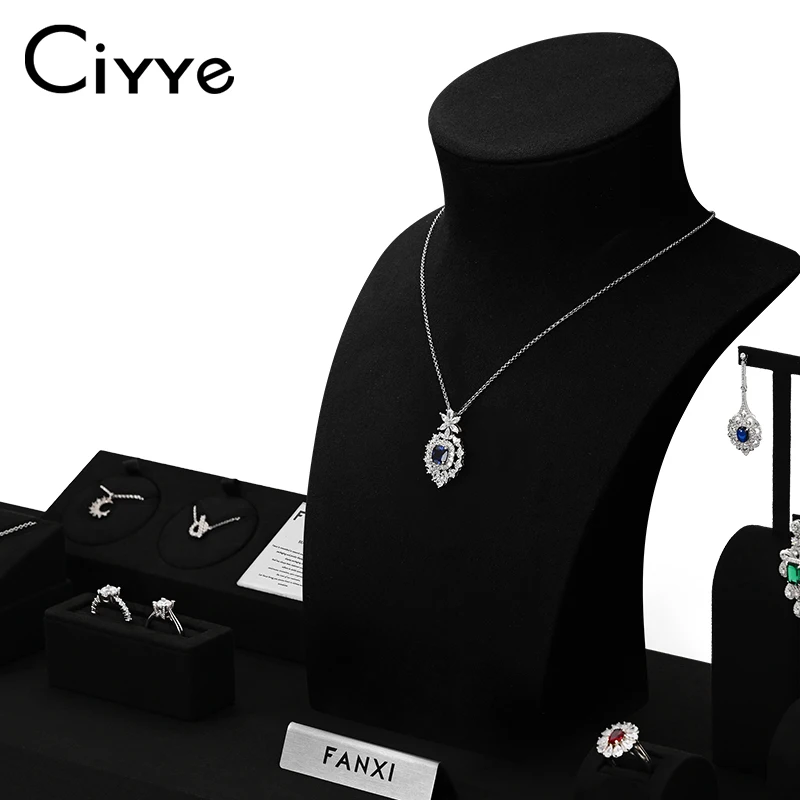 Ciyye Premium Black Jewelry Display Stand Earring Ring Necklaces Bracelets Jewelry Portrait Display Props Window Show Organizer
Ciyye Premium Black Jewelry Display Stand Earring Ring Necklaces Bracelets Jewelry Portrait Display Props Window Show Organizer