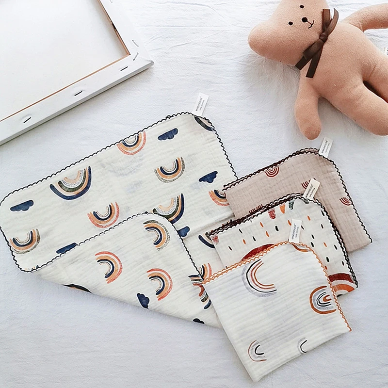 Cotton Baby Face Towel Newborn Baby Items 4 Layer Muslin Baby Bibs Handkerchief Soft Saliva Towel Triangle Feeding Burp Cloths
Cotton Baby Face Towel Newborn Baby Items 4 Layer Muslin Baby Bibs Handkerchief Soft Saliva Towel Triangle Feeding Burp Cloths