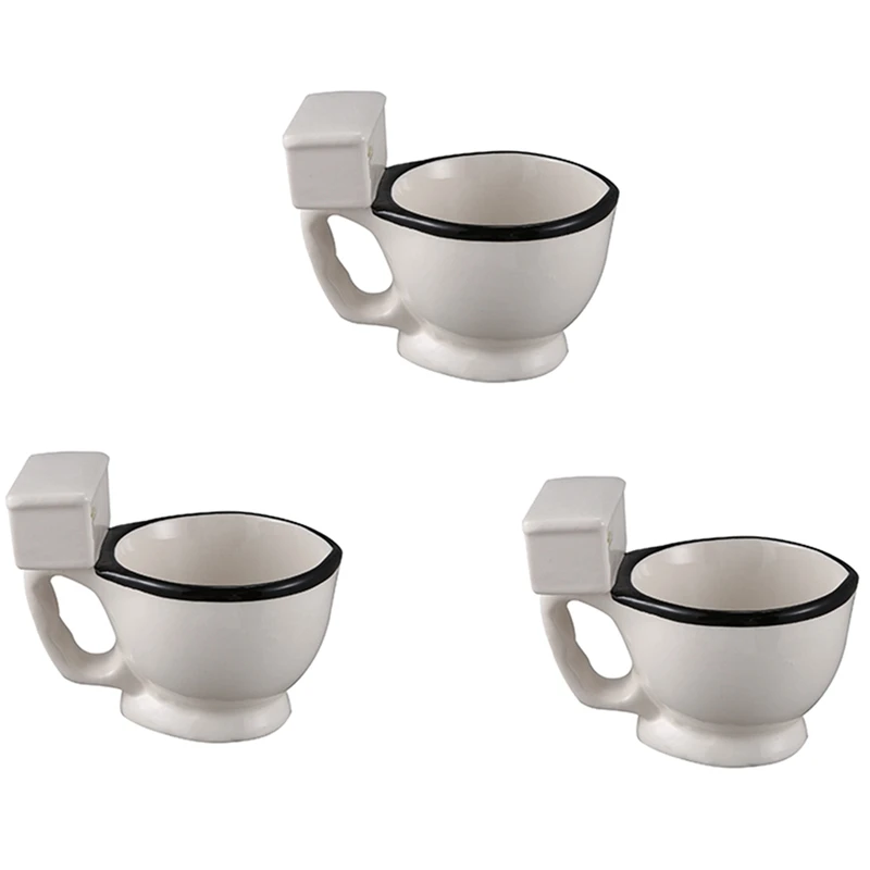 3X Novelty Toilet Ceramic Mug With Handle 300Ml Coffee Tea Milk Ice Cream Cup Funny For Gifts 
3X Novelty Toilet Ceramic Mug With Handle 300Ml Coffee Tea Milk Ice Cream Cup Funny For Gifts