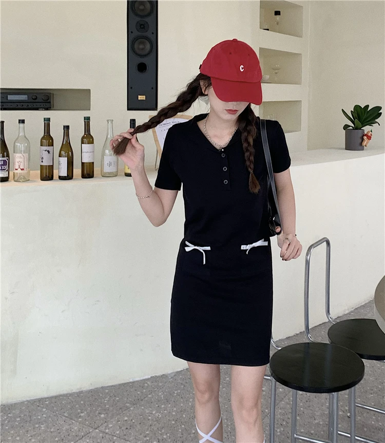 Firm offers new film spring ~ han edition loose navy collar knitting dress straight minus age female
Firm offers new film spring ~ han edition loose navy collar knitting dress straight minus age female