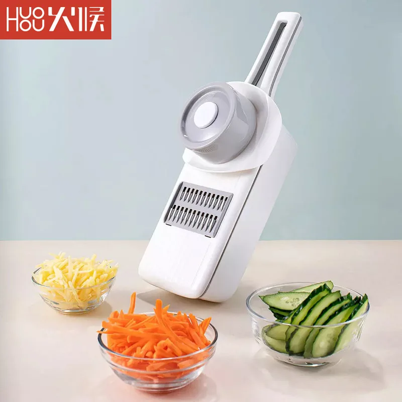 Huohou Slicer Manual Vegetable Cutter Professional Grater with Adjustable 304 Stainless Steel Blades Vegetable Kitchen Tool
Huohou Slicer Manual Vegetable Cutter Professional Grater with Adjustable 304 Stainless Steel Blades Vegetable Kitchen Tool
