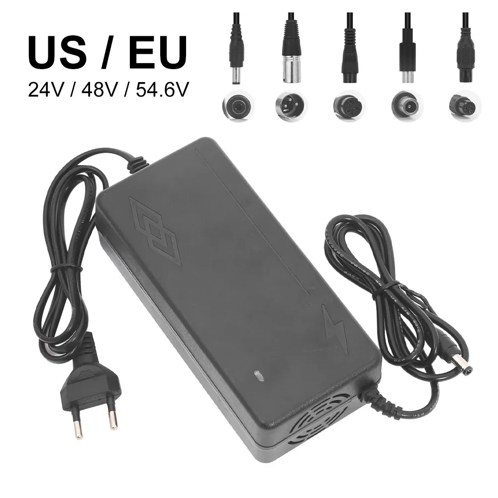 24V 42V 54.6V Electric Bicycle Charger Electric Scooter E-Bike Battery Charger for 24V 36V 48V 6S 7S 10S 13S XLR Li-ion Battery
24V 42V 54.6V Electric Bicycle Charger Electric Scooter E-Bike Battery Charger for 24V 36V 48V 6S 7S 10S 13S XLR Li-ion Battery