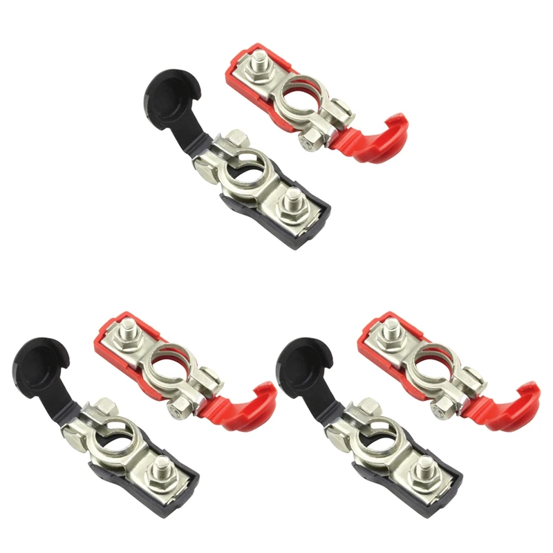 3 Pair Battery Terminal Heavy Duty Car Vehicle Quick Connector Cable Clamp Clip
3 Pair Battery Terminal Heavy Duty Car Vehicle Quick Connector Cable Clamp Clip