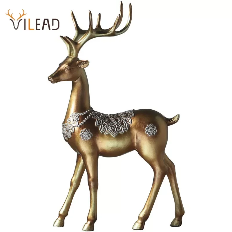 Полимерная креативная статуя оленя VILEAD, фигурка животного в скандинавском стиле, офисные украшения, настольное украшение для гостиной, спа... 
Полимерная креативная статуя оленя VILEAD, фигурка животного в скандинавском стиле, офисные украшения, настольное украшение для гостиной, спа...