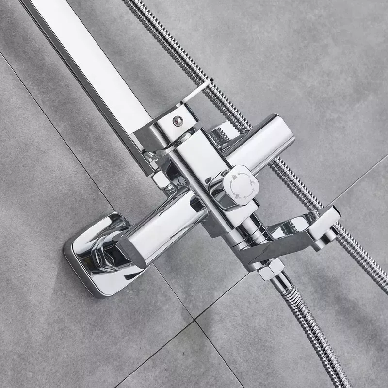 Black Shower Mixer Faucet Wall Mount Bahtroom Rainfall Shower Head Hand Shower Square Bath Shower Set
Black Shower Mixer Faucet Wall Mount Bahtroom Rainfall Shower Head Hand Shower Square Bath Shower Set