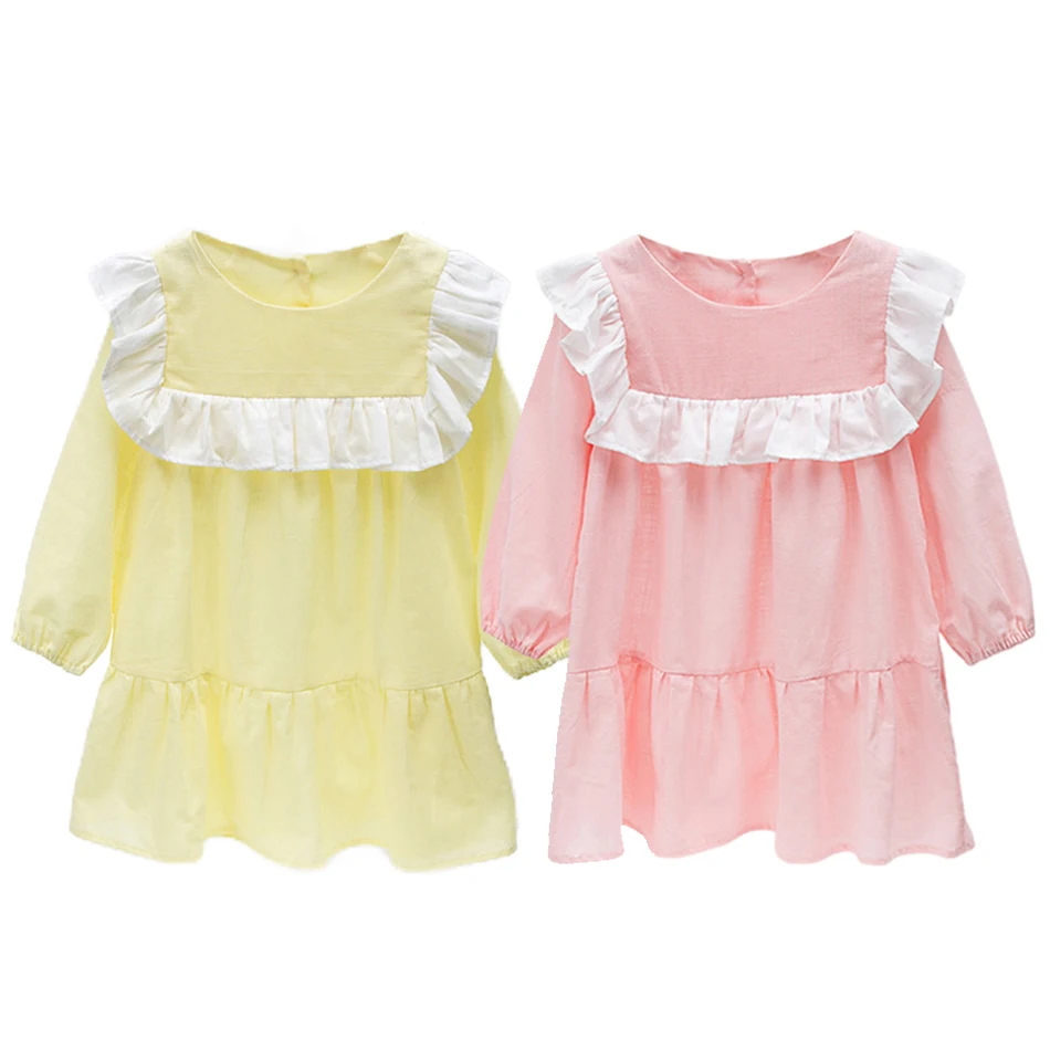 Casual Dress for Kid Girl Pinkycolor Pink Yellow Fairy Lady's Dress Full Sleeves Party for Birthday Toddler Spring Clothing
Casual Dress for Kid Girl Pinkycolor Pink Yellow Fairy Lady's Dress Full Sleeves Party for Birthday Toddler Spring Clothing