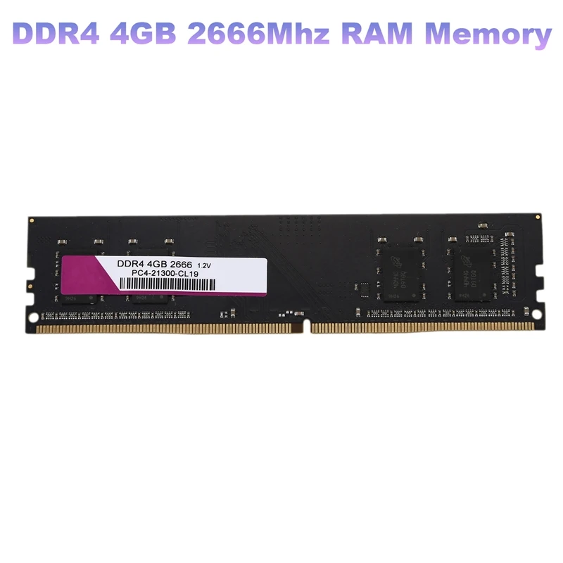 DDR4 4GB 2666Mhz RAM Memory PC4-21300 1.2V PC DIMM 288Pin RAM For Desktop Computer Ram
DDR4 4GB 2666Mhz RAM Memory PC4-21300 1.2V PC DIMM 288Pin RAM For Desktop Computer Ram