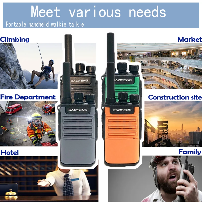 Baofeng BF-V8 BFV8 Portable Walkie Talkie Mini Gray Green Orange Long Range Standby Two Way Ham CB Radio Communicador Security
Baofeng BF-V8 BFV8 Portable Walkie Talkie Mini Gray Green Orange Long Range Standby Two Way Ham CB Radio Communicador Security