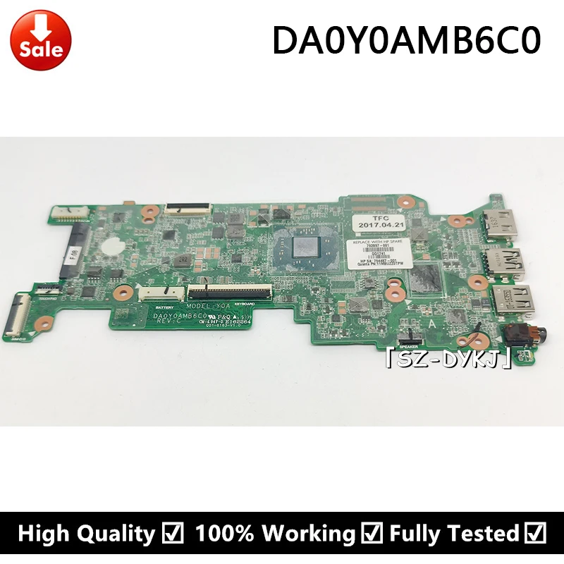 For HP 11-D 11-D0 Laptop Motherboard Celeron N2840 SR1YJ cpu 792897-001 792897-501 792897-601 DA0Y0AMB6C0 Y0A Mainboard
For HP 11-D 11-D0 Laptop Motherboard Celeron N2840 SR1YJ cpu 792897-001 792897-501 792897-601 DA0Y0AMB6C0 Y0A Mainboard