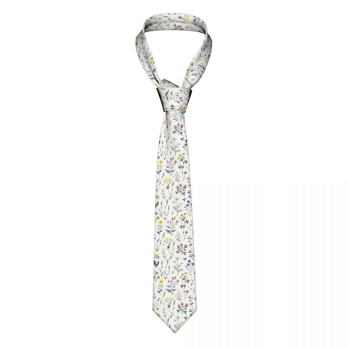 

Retor Wildflowers Flower Unisex Neckties Silk Polyester 8 cm Narrow Neck Ties for Mens Shirt Accessories Cravat Office