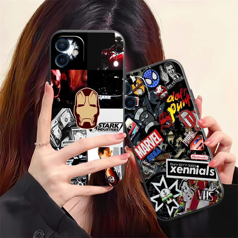 Popular Marvel Phone Case For iPhone 13 12 11 Pro 12 13 Mini X XR XS Max SE 6 6s 7 8 Plus Silicone Cover Carcasa Liquid Silicon
Popular Marvel Phone Case For iPhone 13 12 11 Pro 12 13 Mini X XR XS Max SE 6 6s 7 8 Plus Silicone Cover Carcasa Liquid Silicon
