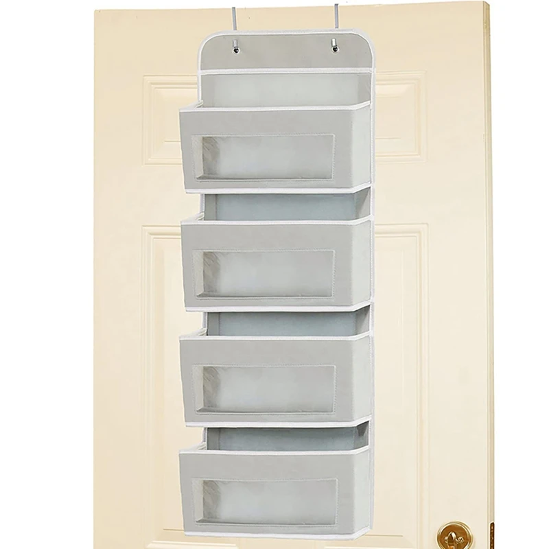 1Pcs Household Hanging Sundries Storage And Sorting Storage Bags Door Wall Installation 4 Transparent Pocket
1Pcs Household Hanging Sundries Storage And Sorting Storage Bags Door Wall Installation 4 Transparent Pocket