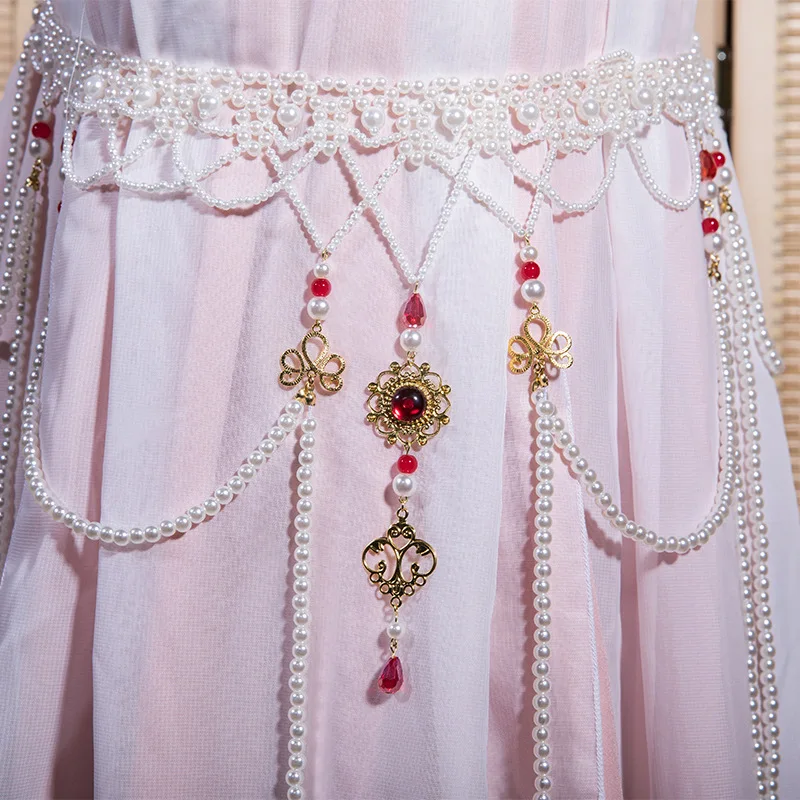 Handmade Waist Chain Women's Ancient Style Long Tassel Pearl Collar Waist Length Accessories Ancient Decoration
Handmade Waist Chain Women's Ancient Style Long Tassel Pearl Collar Waist Length Accessories Ancient Decoration