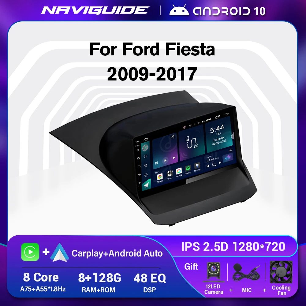 Автомагнитола для Ford Fiesta 2009-2017, 2DIN, Восьмиядерный процессор, Android 10,0, GPS-навигация, мультимедийный плеер, головное устройство
Автомагнитола для Ford Fiesta 2009-2017, 2DIN, Восьмиядерный процессор, Android 10,0, GPS-навигация, мультимедийный плеер, головное устройство