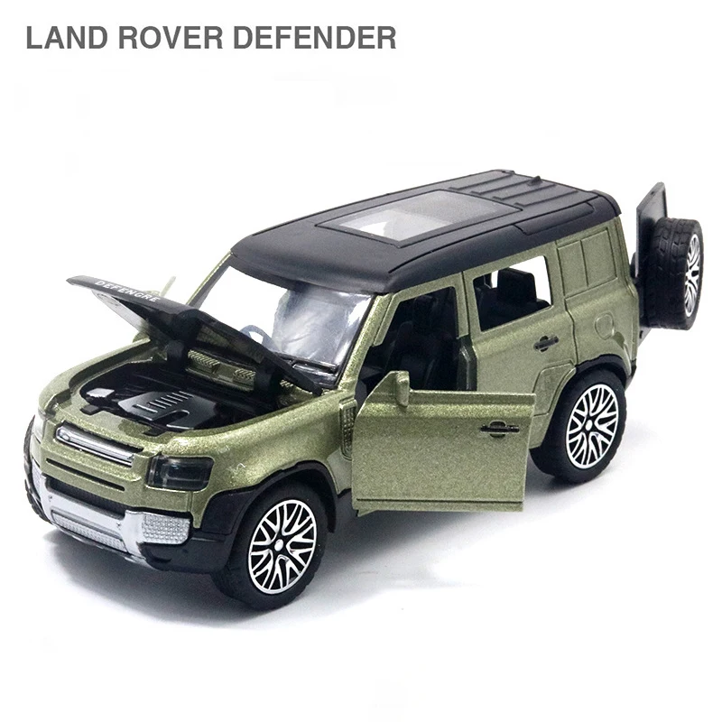 New 1:36 Land Rover Defender SUV Simulation Toy Vehicles Model Alloy Children Toys Pull Back Collection Gift Car Kids
New 1:36 Land Rover Defender SUV Simulation Toy Vehicles Model Alloy Children Toys Pull Back Collection Gift Car Kids