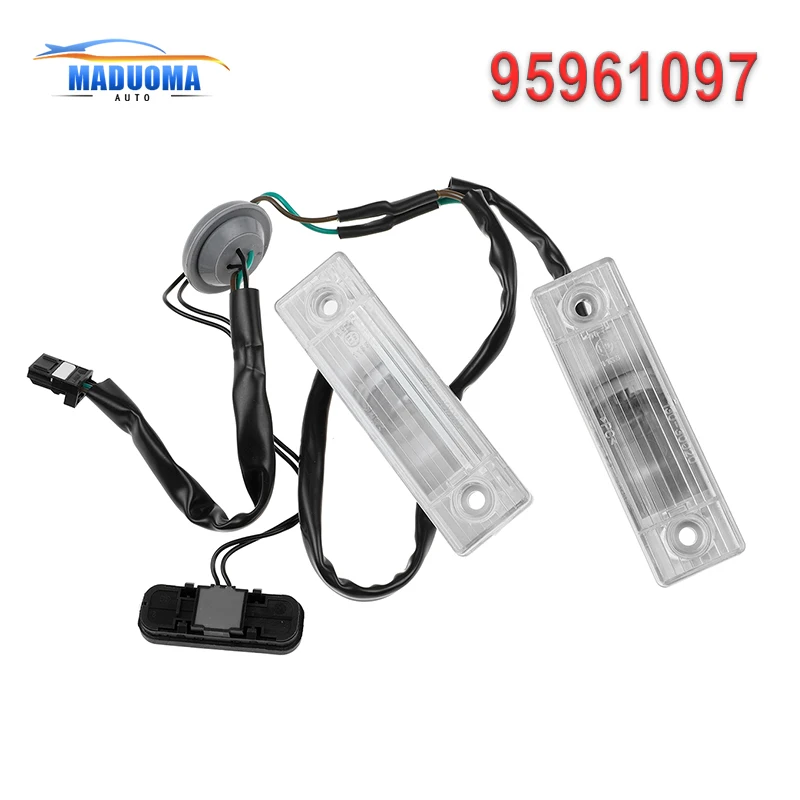 95961097 Rear Car License Plate Light Lamp W/ Trunk Release Switch Lock Tailgate Lid Button For Chevrolet Chevy Cruze Orlando
95961097 Rear Car License Plate Light Lamp W/ Trunk Release Switch Lock Tailgate Lid Button For Chevrolet Chevy Cruze Orlando
