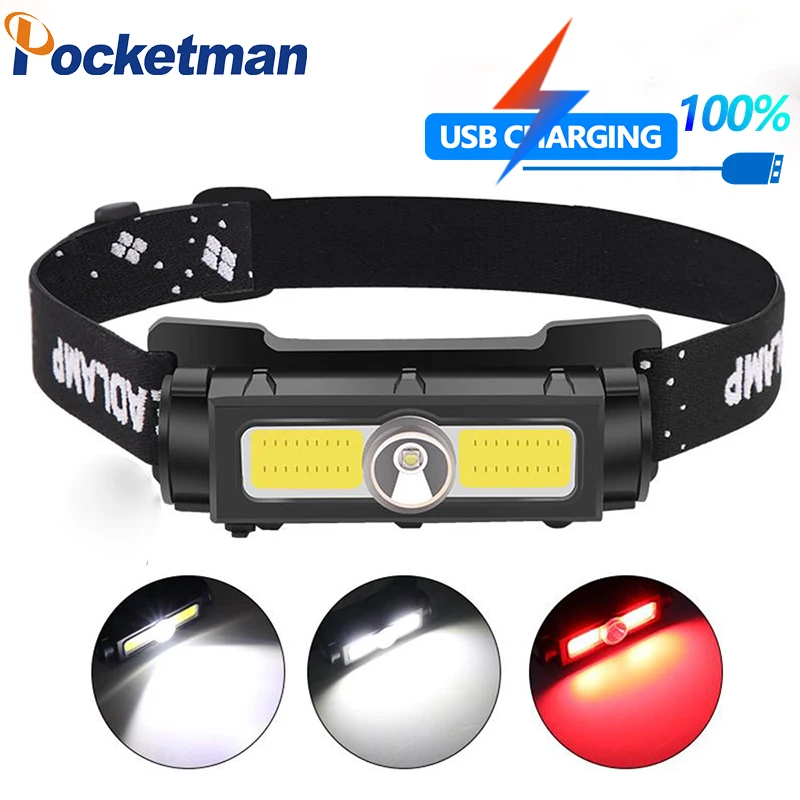 Super Bright LED Headlight USB Rechargeable 7 Light Modes Waterproof Magnet Head lamp Warning light Outdoor Camping Repairing
Super Bright LED Headlight USB Rechargeable 7 Light Modes Waterproof Magnet Head lamp Warning light Outdoor Camping Repairing