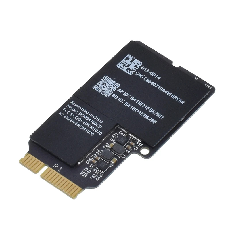Dual Band 1750Mbps BCM94360CD 802.11AC WIFI Wireless BT 4.0 Bcm94360cd Native Card Airdrop For Hackintosh Mac OS
Dual Band 1750Mbps BCM94360CD 802.11AC WIFI Wireless BT 4.0 Bcm94360cd Native Card Airdrop For Hackintosh Mac OS